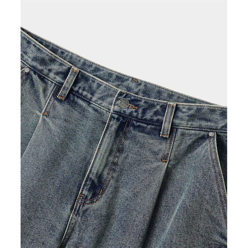 DMB1413-252 寬版丹寧褲 ALL-SUNDAY ONE-TUCK WIDE DENIM PANTS