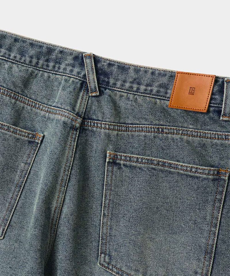 DMB1413-252 寬版丹寧褲 ALL-SUNDAY ONE-TUCK WIDE DENIM PANTS