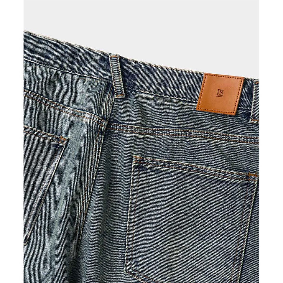 DMB1413-252 寬版丹寧褲 ALL-SUNDAY ONE-TUCK WIDE DENIM PANTS