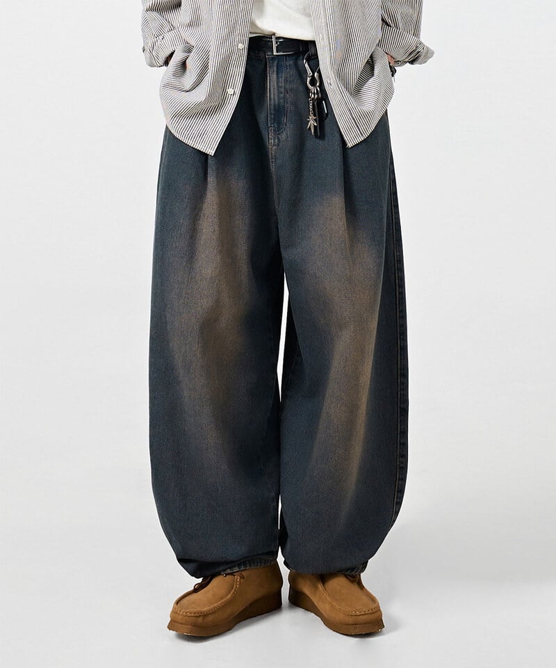 DMB1414-252 氣球牛仔褲 ASI ESSENTIAL CURVED BALLOON DENIM PANTS