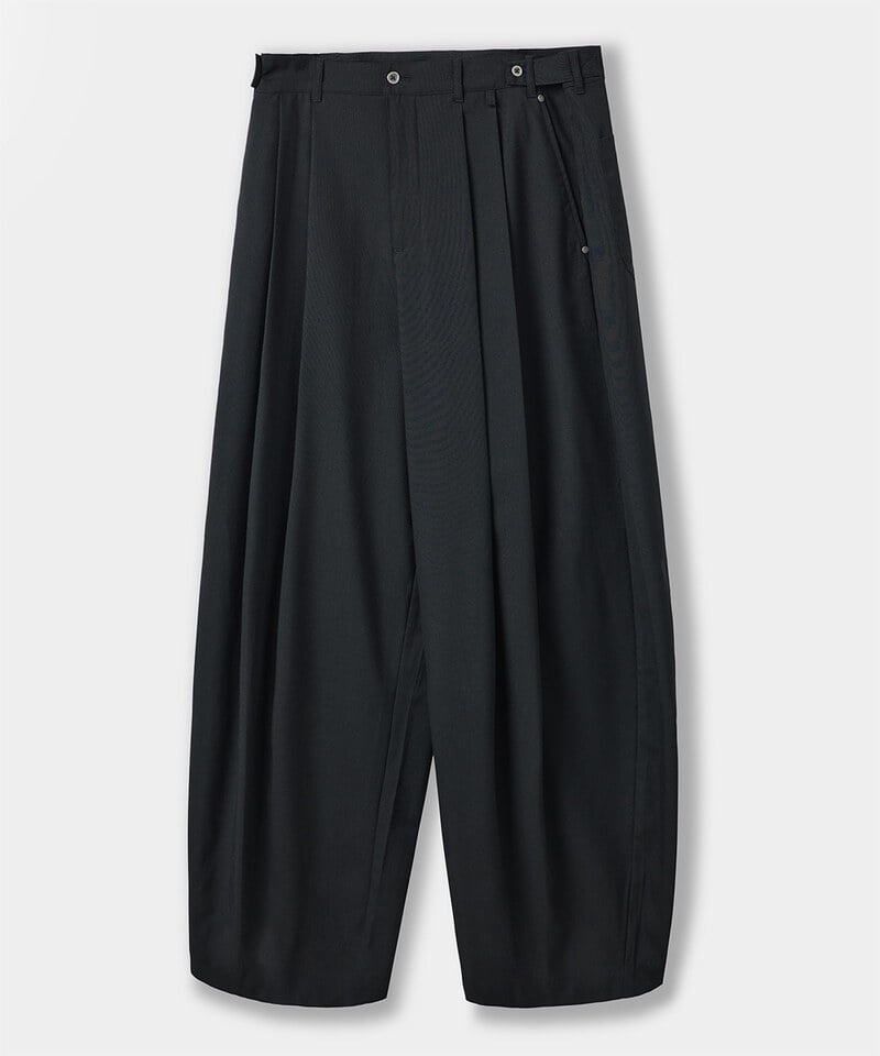 DMB1623-252 寬版西裝褲 ADJUSTABLE TWO-TUCK WIDE SLACKS