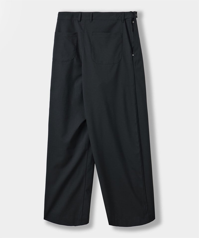 DMB1623-252 寬版西裝褲 ADJUSTABLE TWO-TUCK WIDE SLACKS