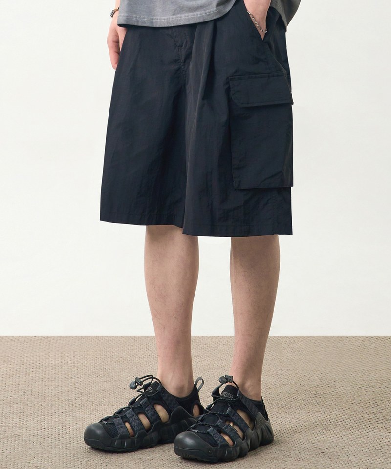 DMB1714-251 百慕達工裝褲 WATERPROOF WIDE BERMUDA CARGO PANTS
