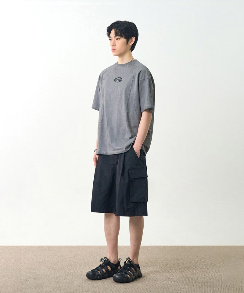 DMB1714-251 百慕達工裝褲 WATERPROOF WIDE BERMUDA CARGO PANTS
