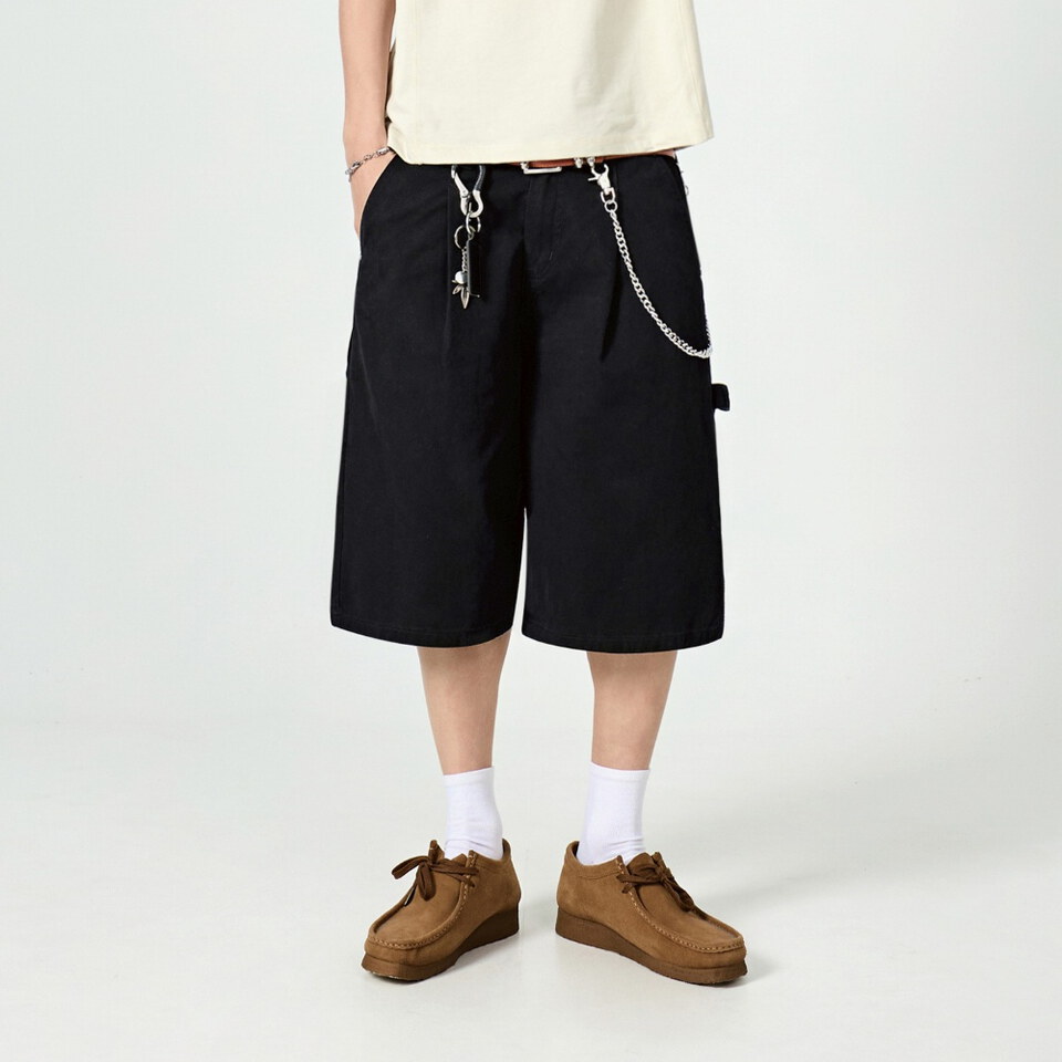 水洗工裝短褲 BIO-WASHING CARPENTER BERMUDA COTTON PANTS