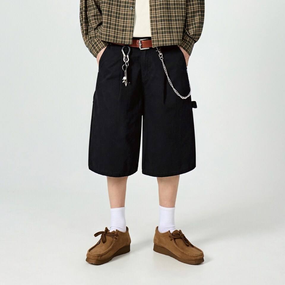 水洗工裝短褲 BIO-WASHING CARPENTER BERMUDA COTTON PANTS