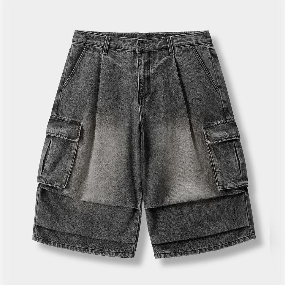 M65 百慕達牛仔褲 M65 PARACHUTE BERMUDA CURVED DENIM PANTS