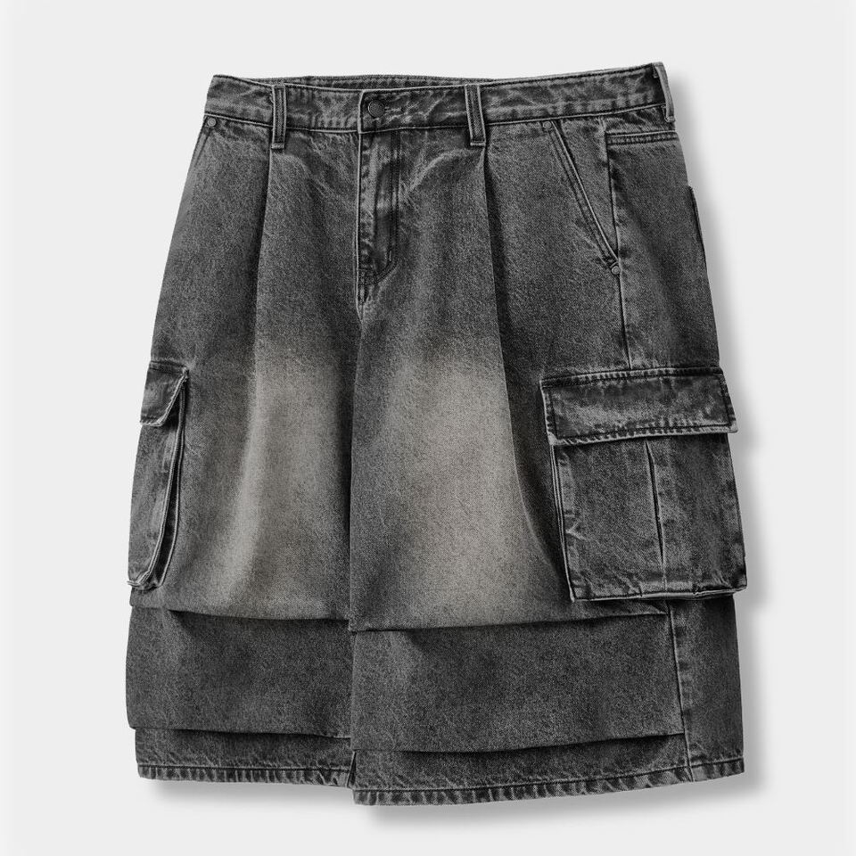 M65 百慕達牛仔褲 M65 PARACHUTE BERMUDA CURVED DENIM PANTS