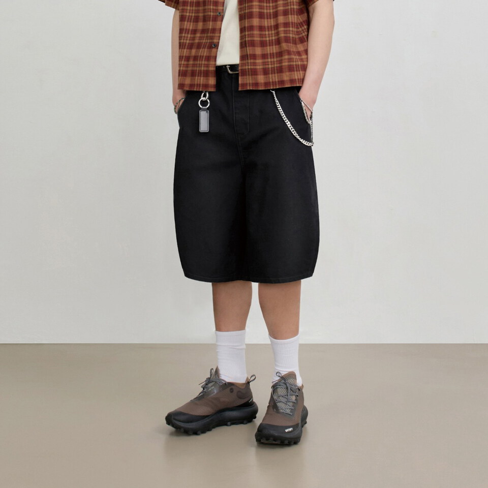 水洗卡其短褲 EVERYONE'S CURVED CHINO PANTS HALF