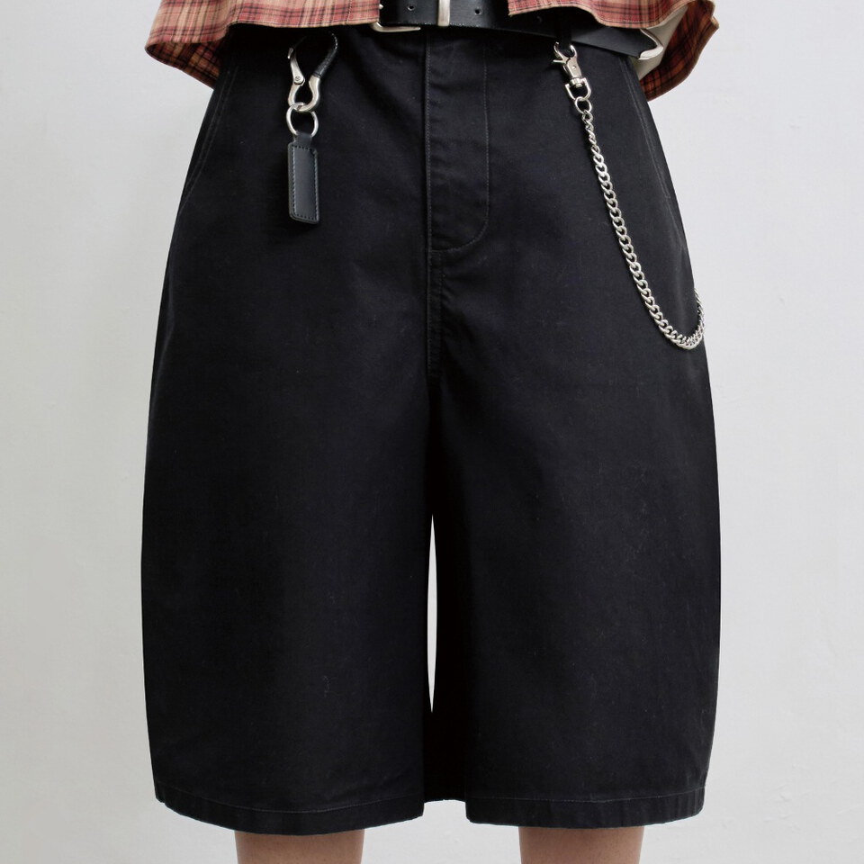 水洗卡其短褲 EVERYONE'S CURVED CHINO PANTS HALF