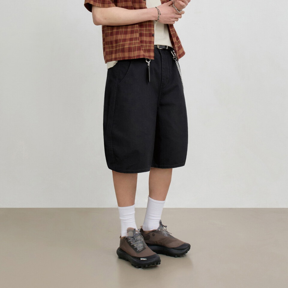 水洗卡其短褲 EVERYONE'S CURVED CHINO PANTS HALF