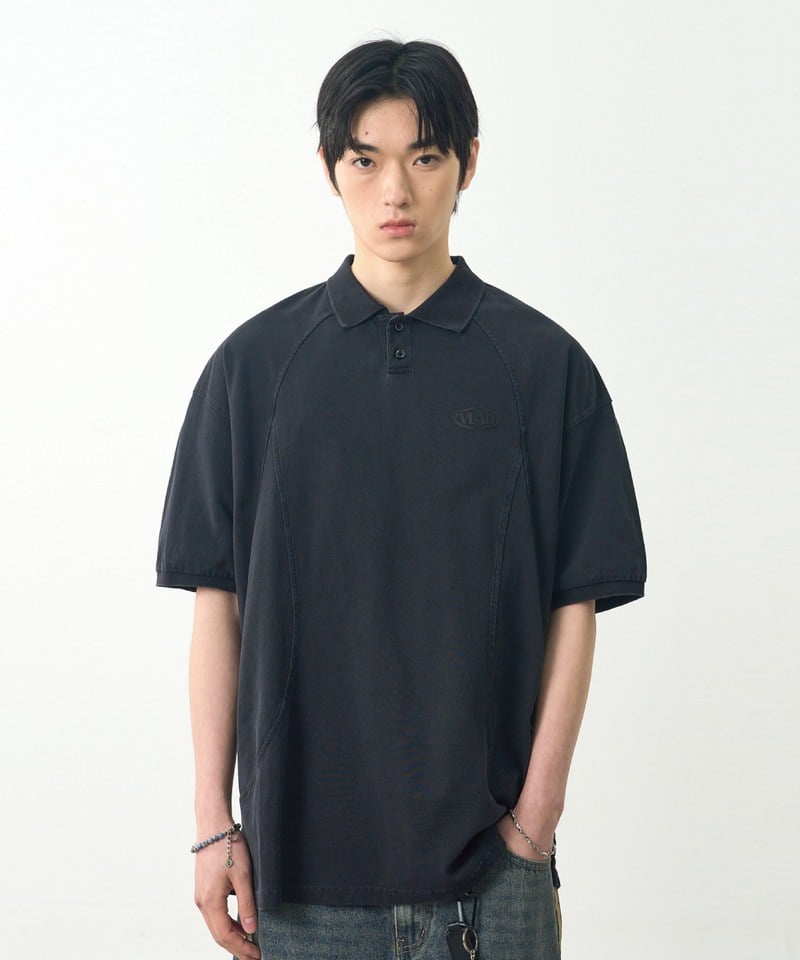 短袖POLO衫 SLASH PIQUE COLLAR HALF T-SHIRT