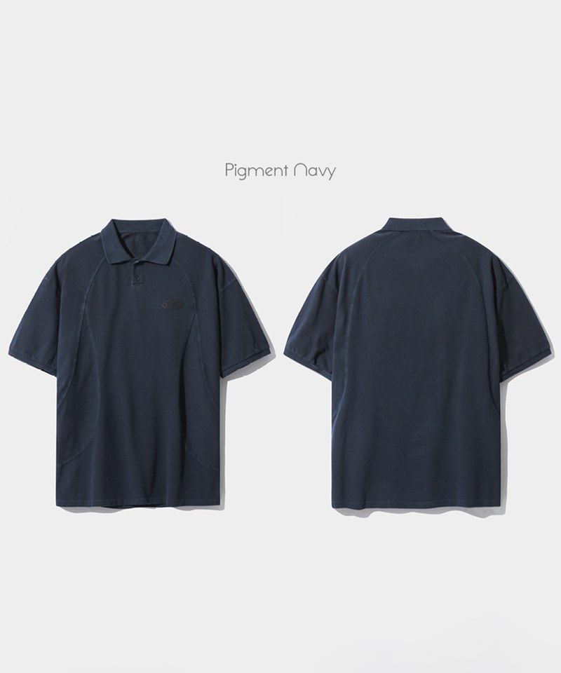 DMB3602-251 短袖POLO衫 SLASH PIQUE COLLAR HALF T-SHIRT