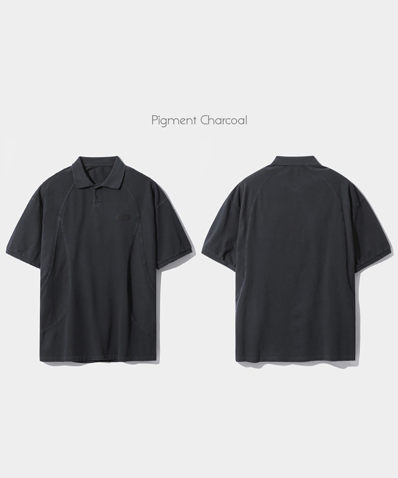 DMB3602-251 短袖POLO衫 SLASH PIQUE COLLAR HALF T-SHIRT