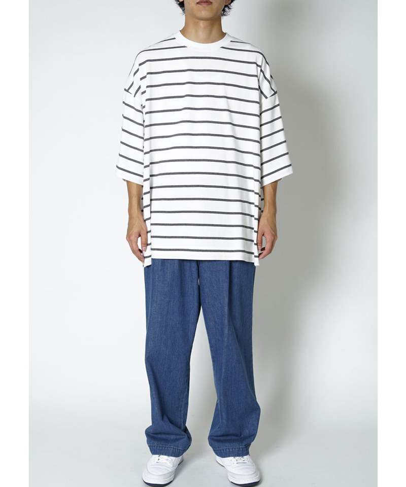 BORDER WIDE SS TEE
