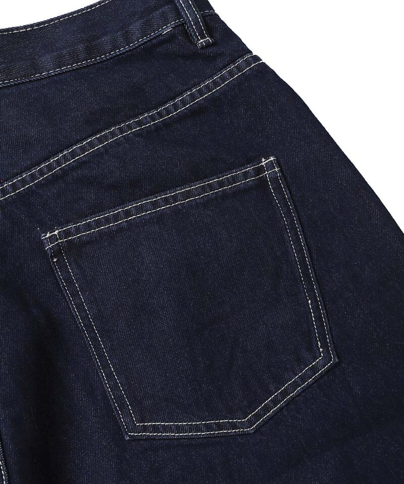 ESC9902-252 原色丹寧七分寬褲 RAW DENIM CAPRI PANTS