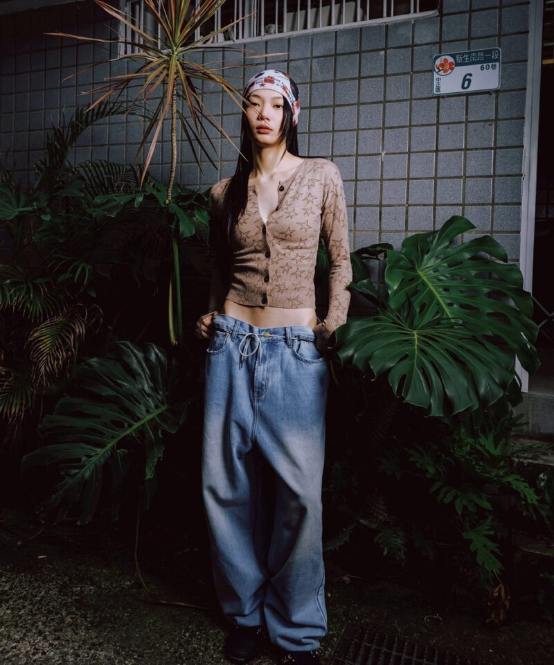 ESC9903-252 ESSENCE X SIC LEE RAW HEM BAGGY JEANS