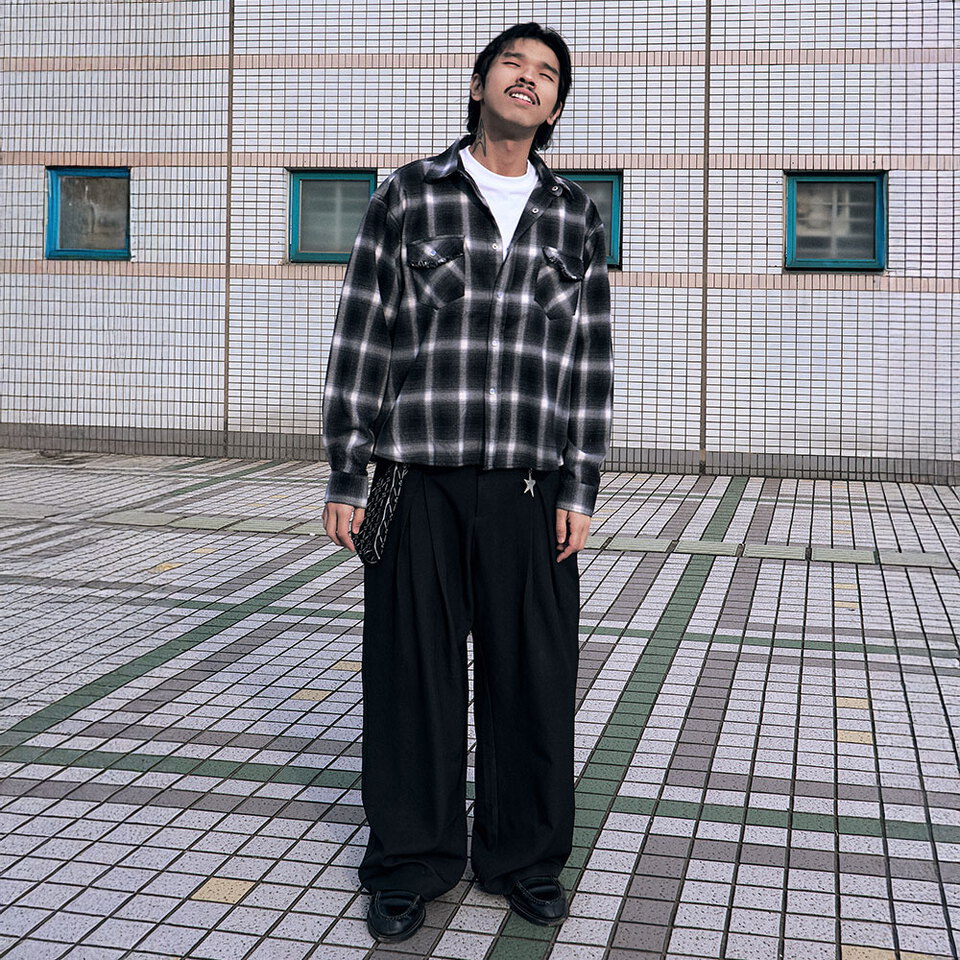 格紋襯衫 PLAID WESTERN SHIRT III