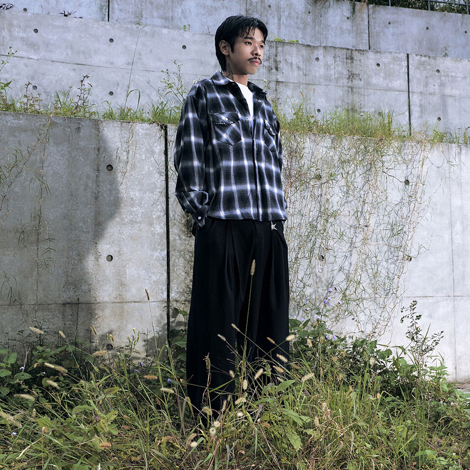 格紋襯衫 PLAID WESTERN SHIRT III