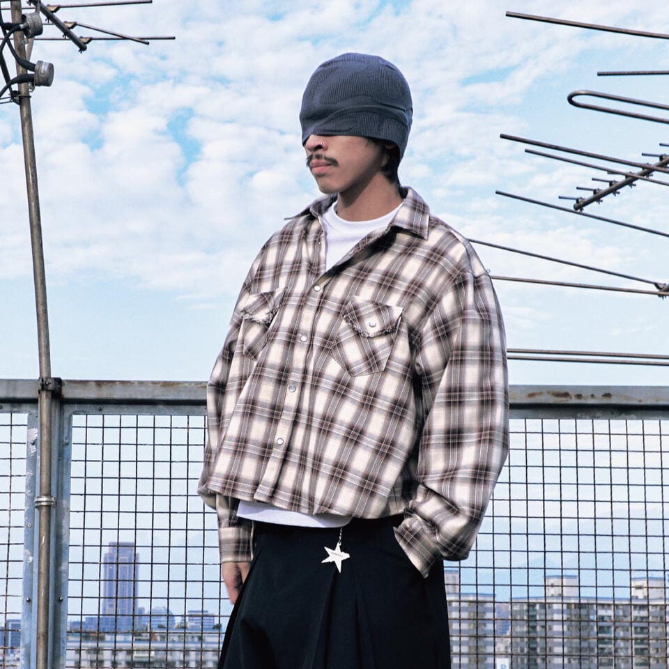 ESC9906-261 西部格紋襯衫 PLAID WESTERN SHIRT