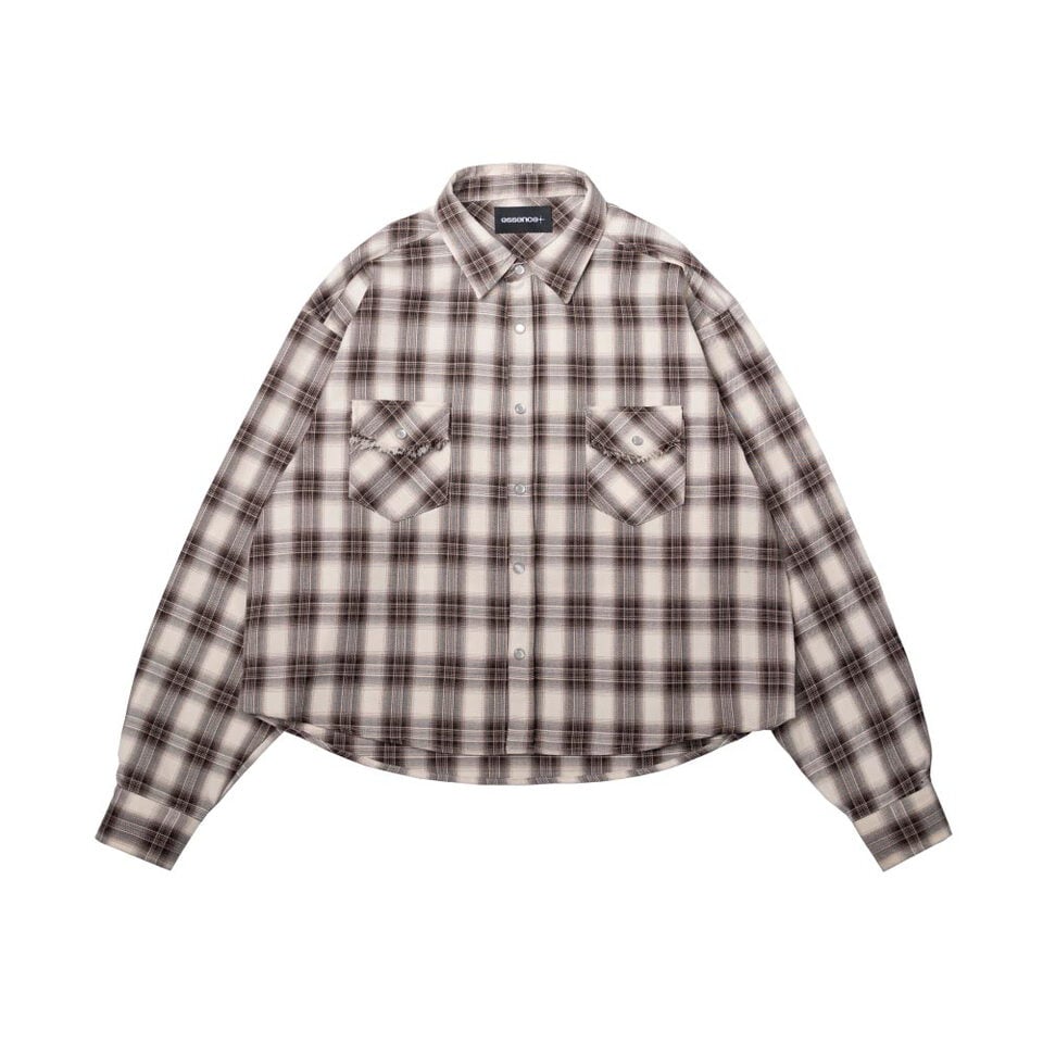 ESC9906-261 西部格紋襯衫 PLAID WESTERN SHIRT
