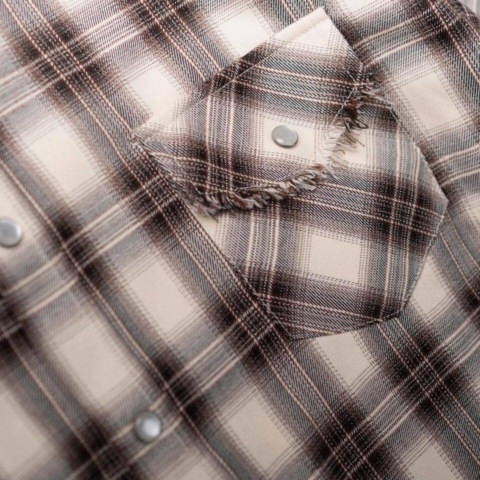 ESC9906-261 西部格紋襯衫 PLAID WESTERN SHIRT