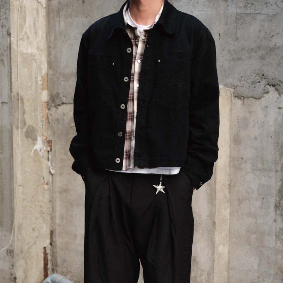 ESC9907-261 水洗外套 WASHED TRUCKER JACKET