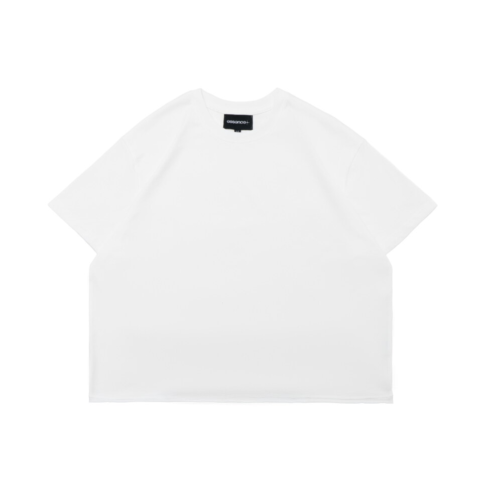 寬鬆短版Tee Raw Edge Boxy Tee