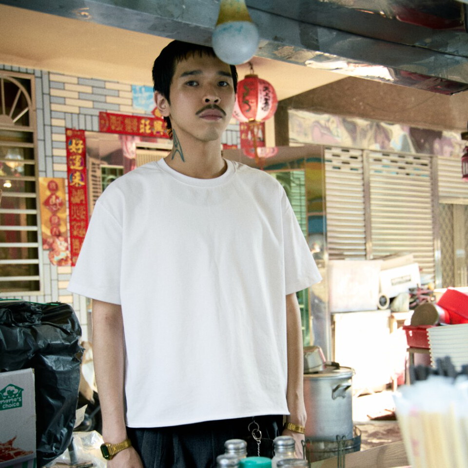 寬鬆短版Tee Raw Edge Boxy Tee