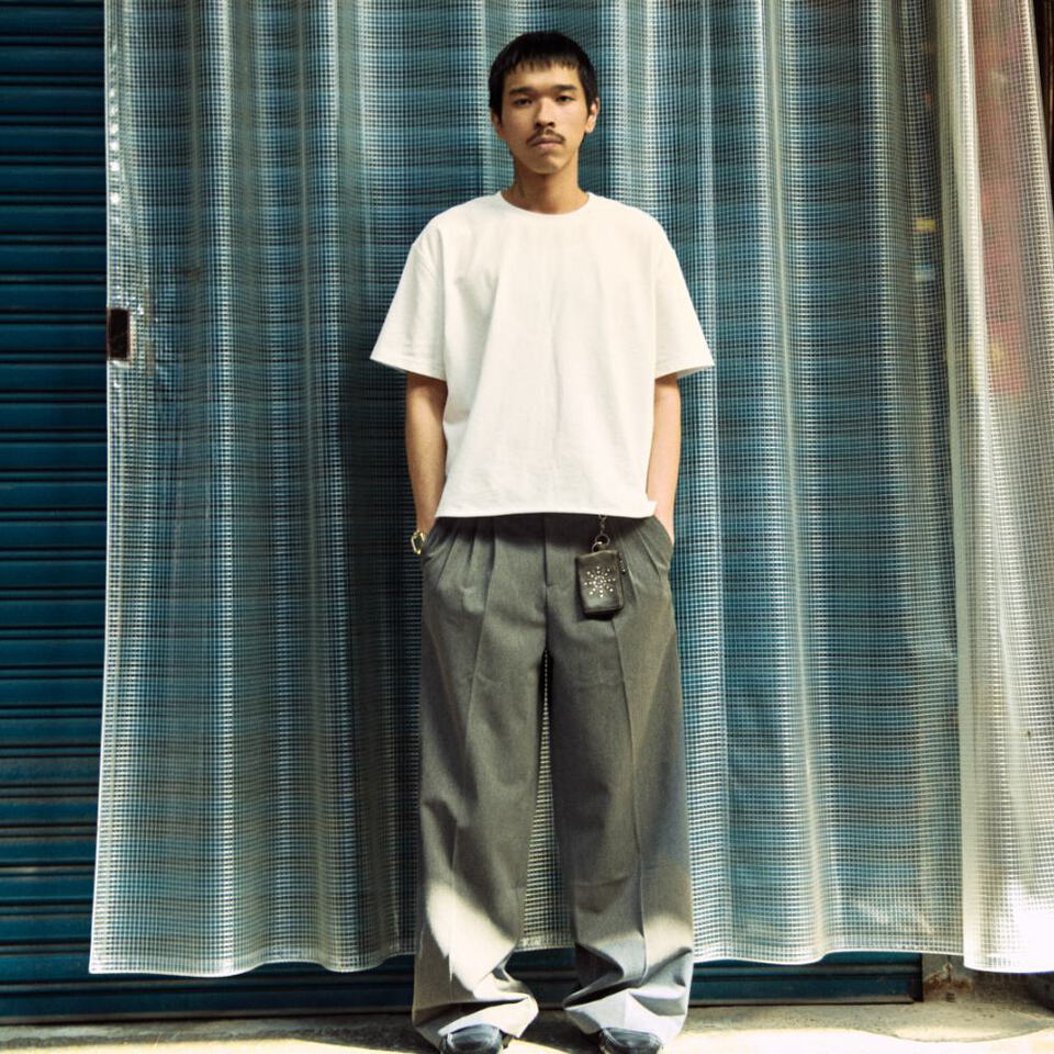 寬鬆短版Tee Raw Edge Boxy Tee
