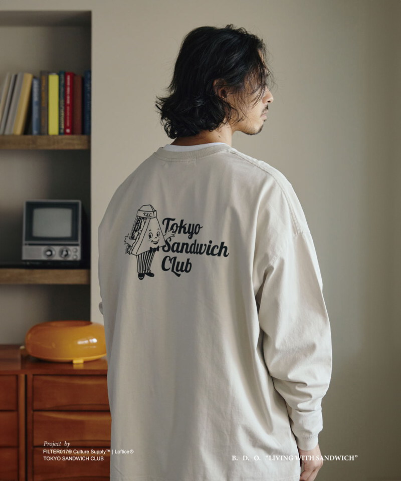 FLT0141-252 B.D.O. 三明治吉祥物長T