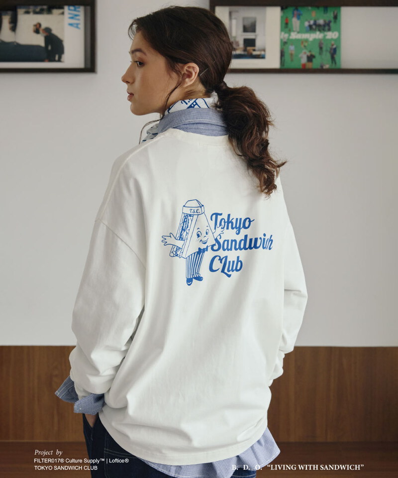 FLT0141-252 B.D.O. 三明治吉祥物長T