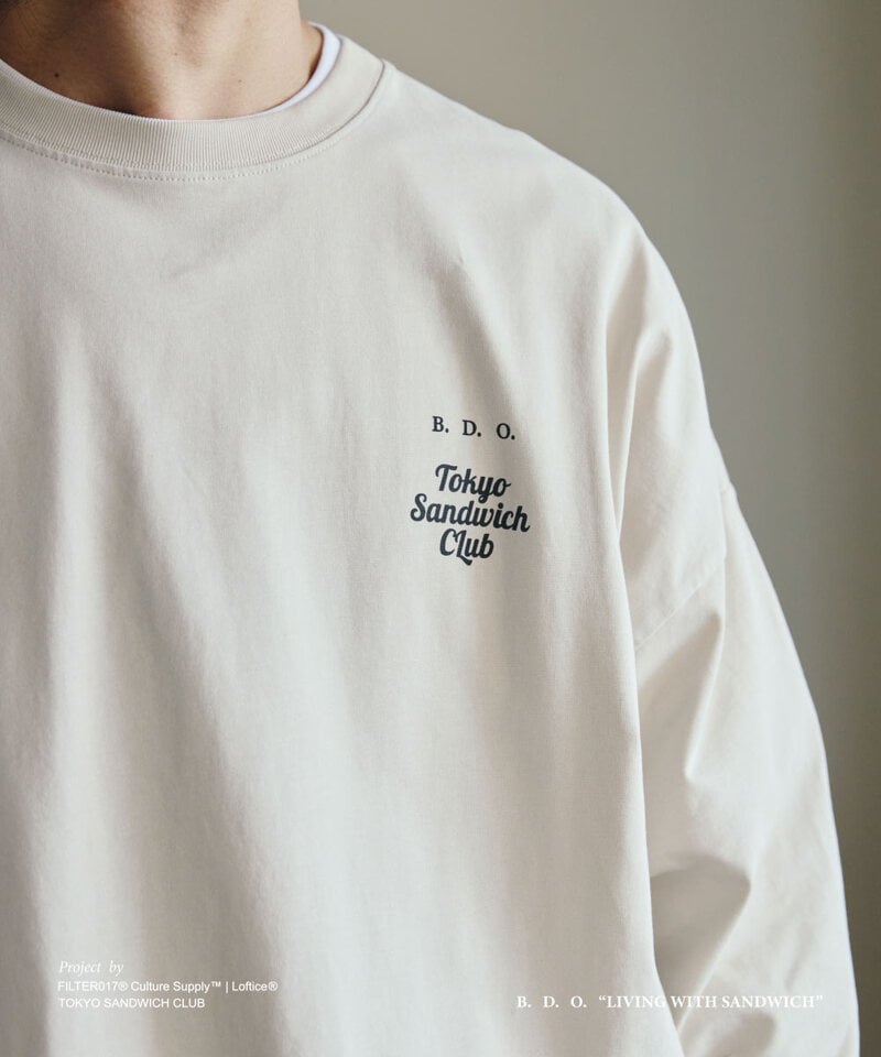 B.D.O. 三明治吉祥物長T
