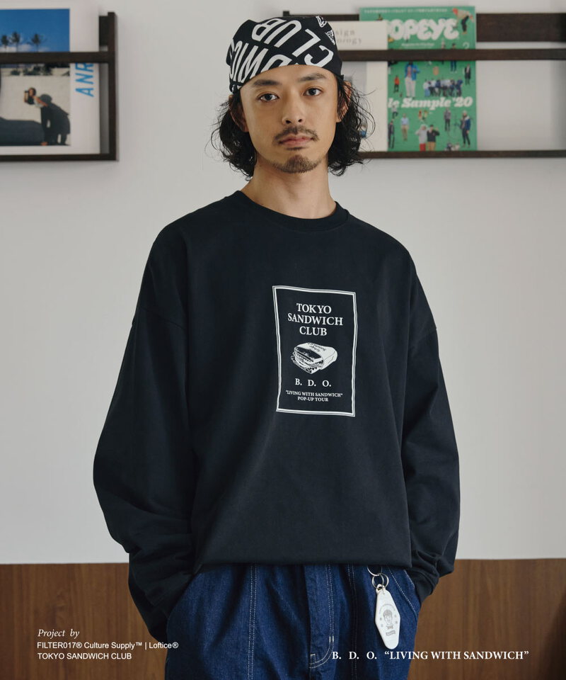 FLT0143-252 B.D.O.三明治長T