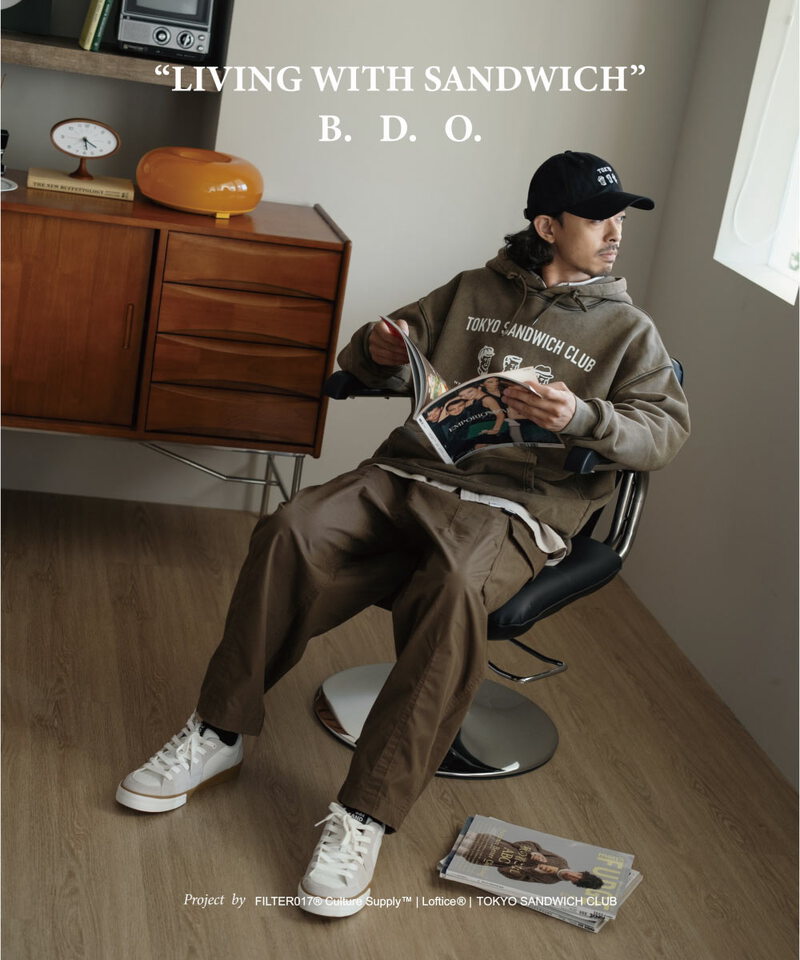 B.D.O. 文化人棉質帽T