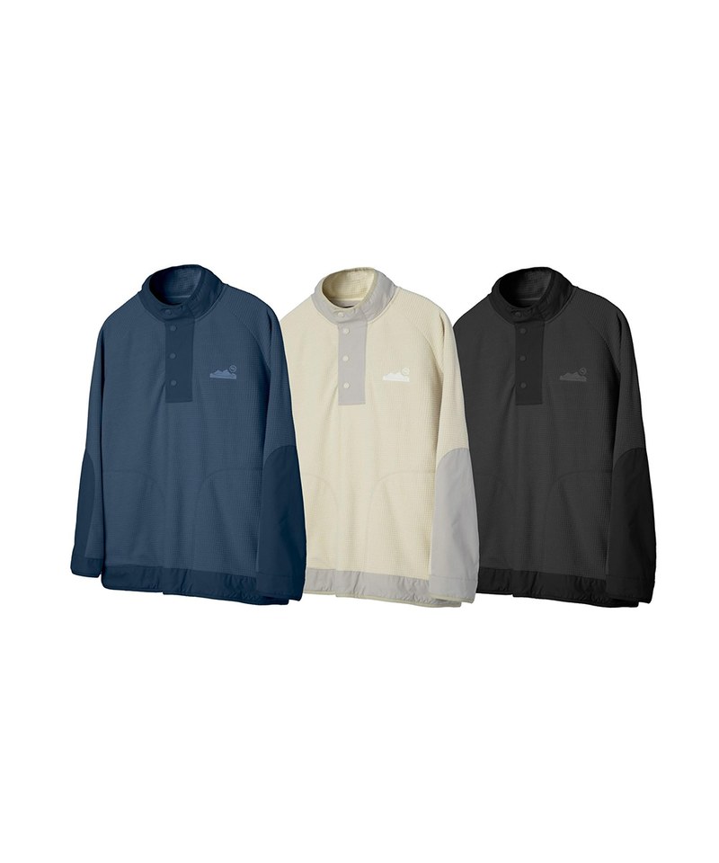 格粒絨半開領罩衫 GRiT(FLTR_Gfleece)High-Neck Sweatshirt