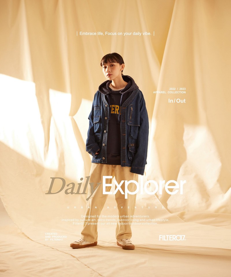 Denim Fishing jacket 水洗丹寧獵裝外套