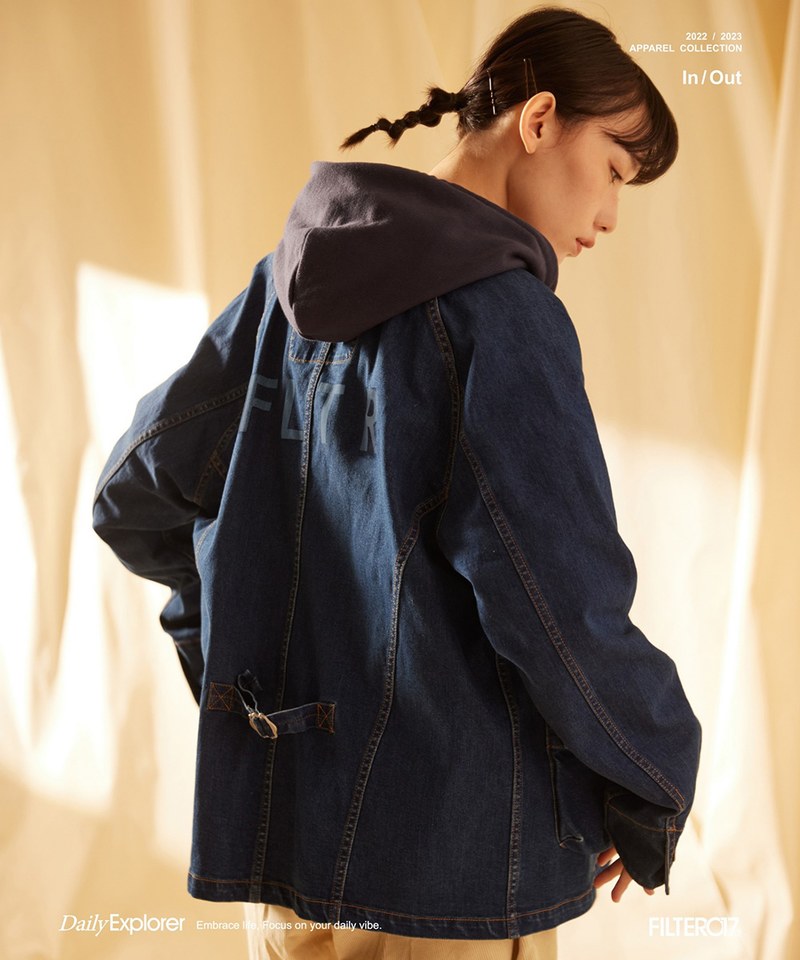 Denim Fishing jacket 水洗丹寧獵裝外套