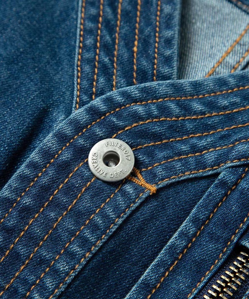Denim Fishing jacket 水洗丹寧獵裝外套