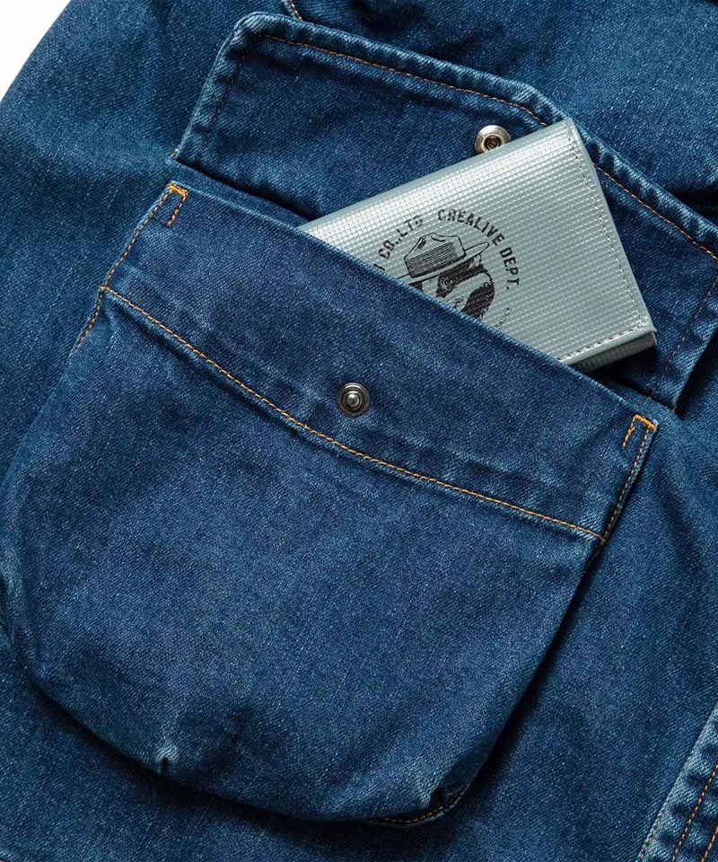 Denim Fishing jacket 水洗丹寧獵裝外套