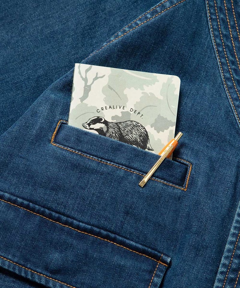 Denim Fishing jacket 水洗丹寧獵裝外套