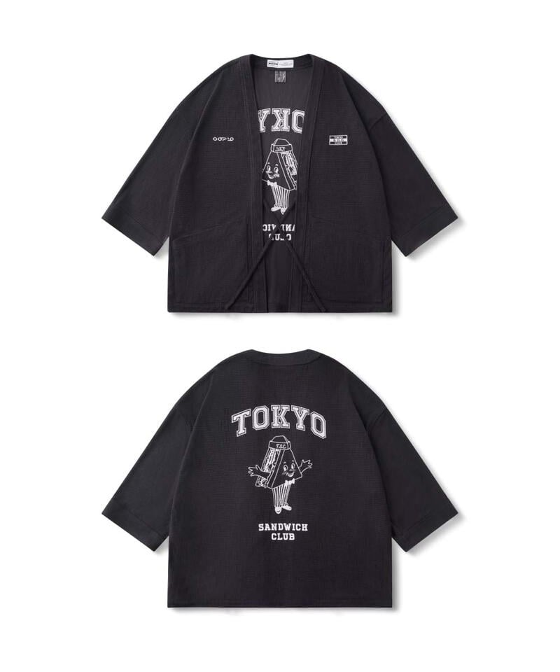 FLT1117-252 B.D.O.三明治吉祥物燈芯絨野良罩衫