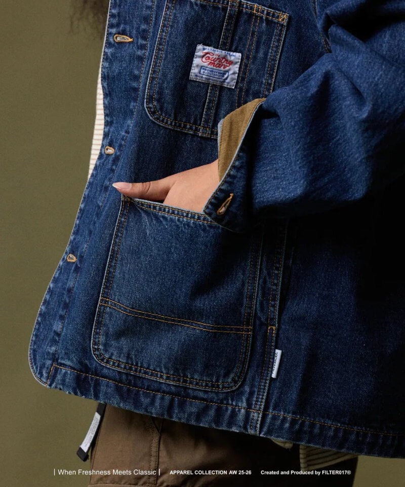FLT1118-252 FILTER017 水洗丹寧工裝外套