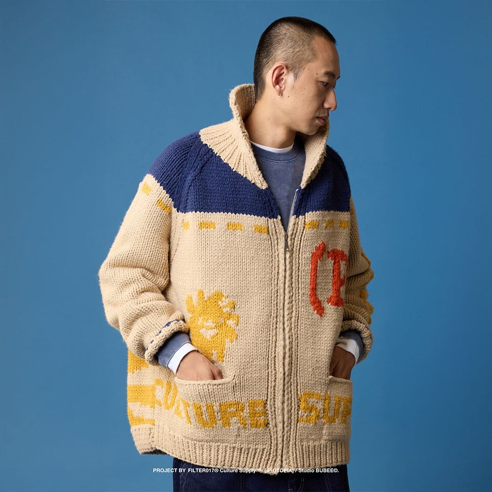 FLT1119-261 Days and Nights 粗針手織考津毛衣