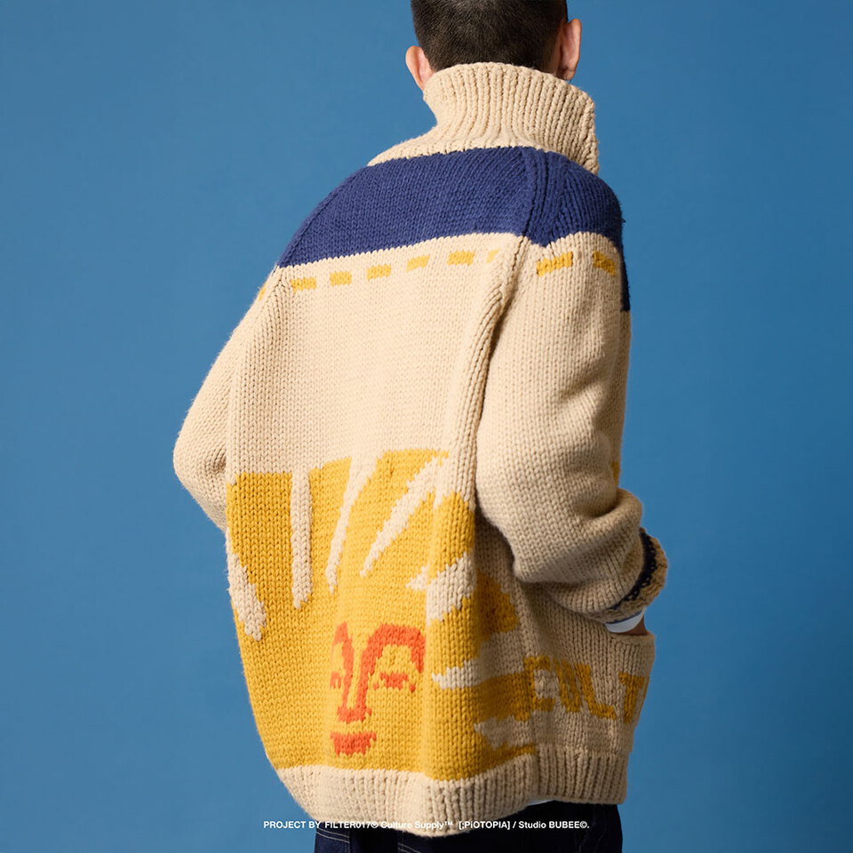 FLT1119-261 Days and Nights 粗針手織考津毛衣