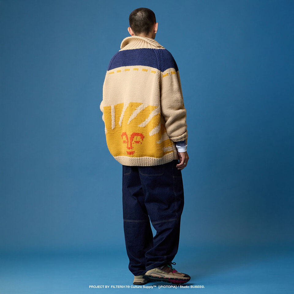 FLT1119-261 Days and Nights 粗針手織考津毛衣