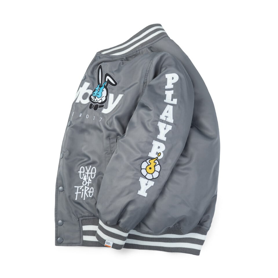 PLAYBOY X FILTER017 尼龍鋪棉棒球外套