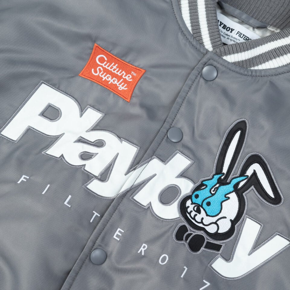 PLAYBOY X FILTER017 尼龍鋪棉棒球外套