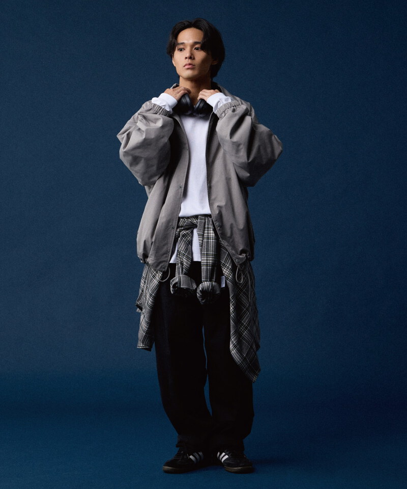 FLT1604-252 不對稱拼接錐型抗撕裂軍褲