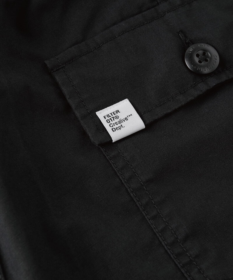 FLT1604-252 不對稱拼接錐型抗撕裂軍褲